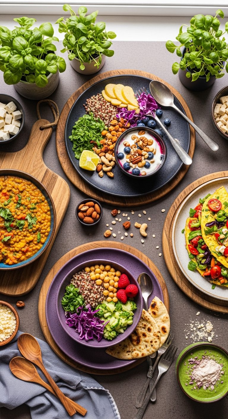 7-Day High-Protein Vegetarian Meal Plan – Printable PDF