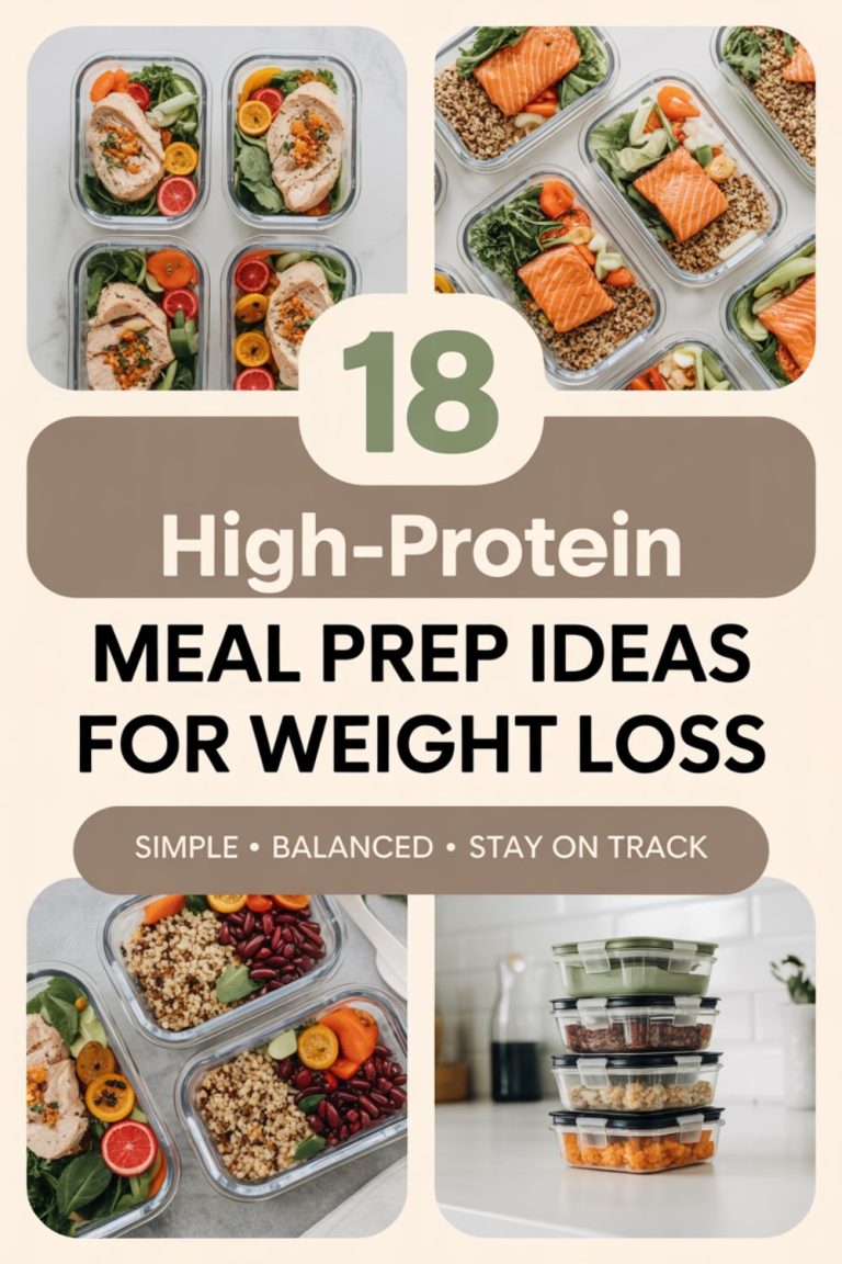 18 High-Protein Meal Prep Ideas for Weight Loss