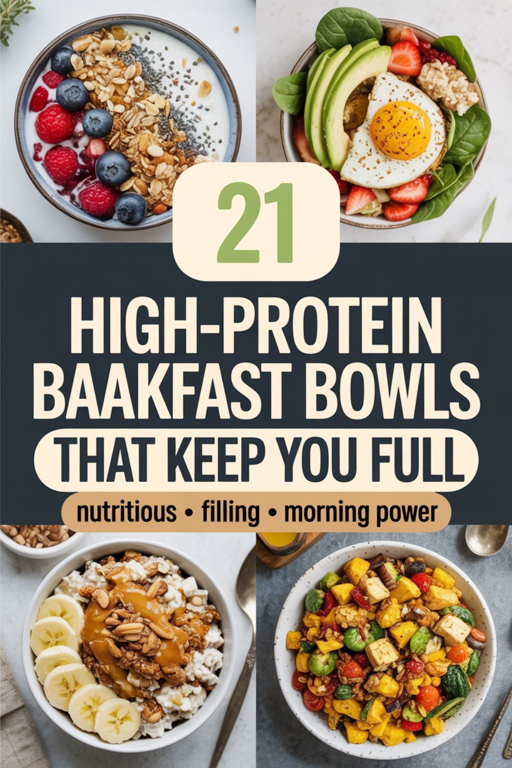 21 High Protein Breakfast Bowls That Keep You Full