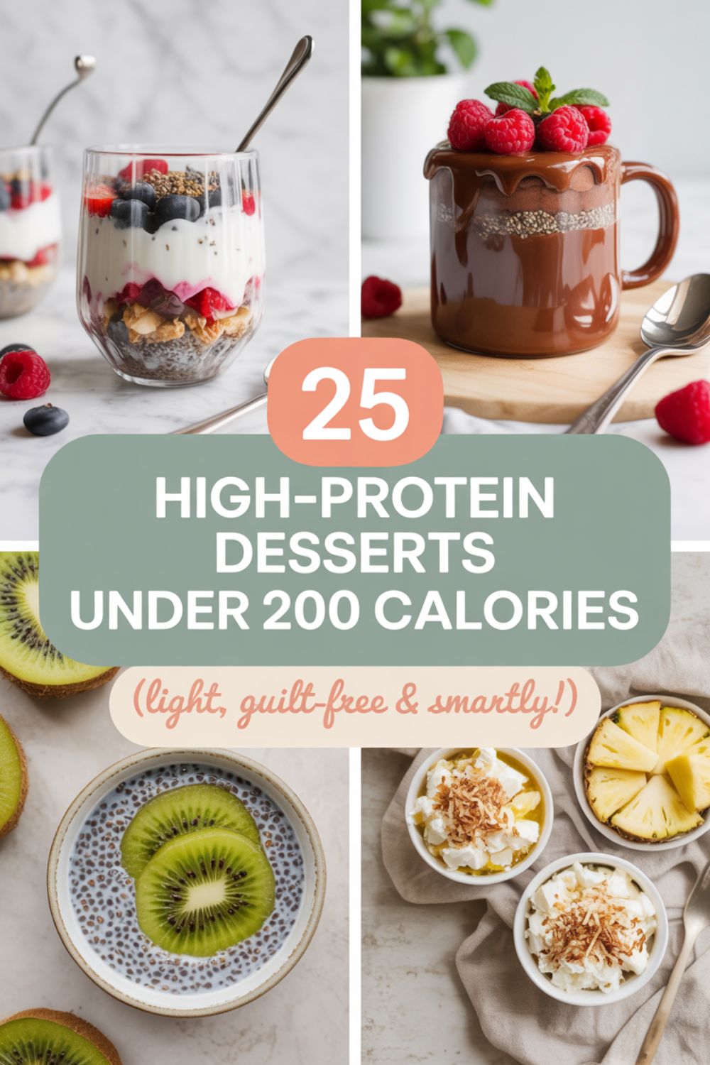 25 High Protein Dessert Ideas Under 200 Calories