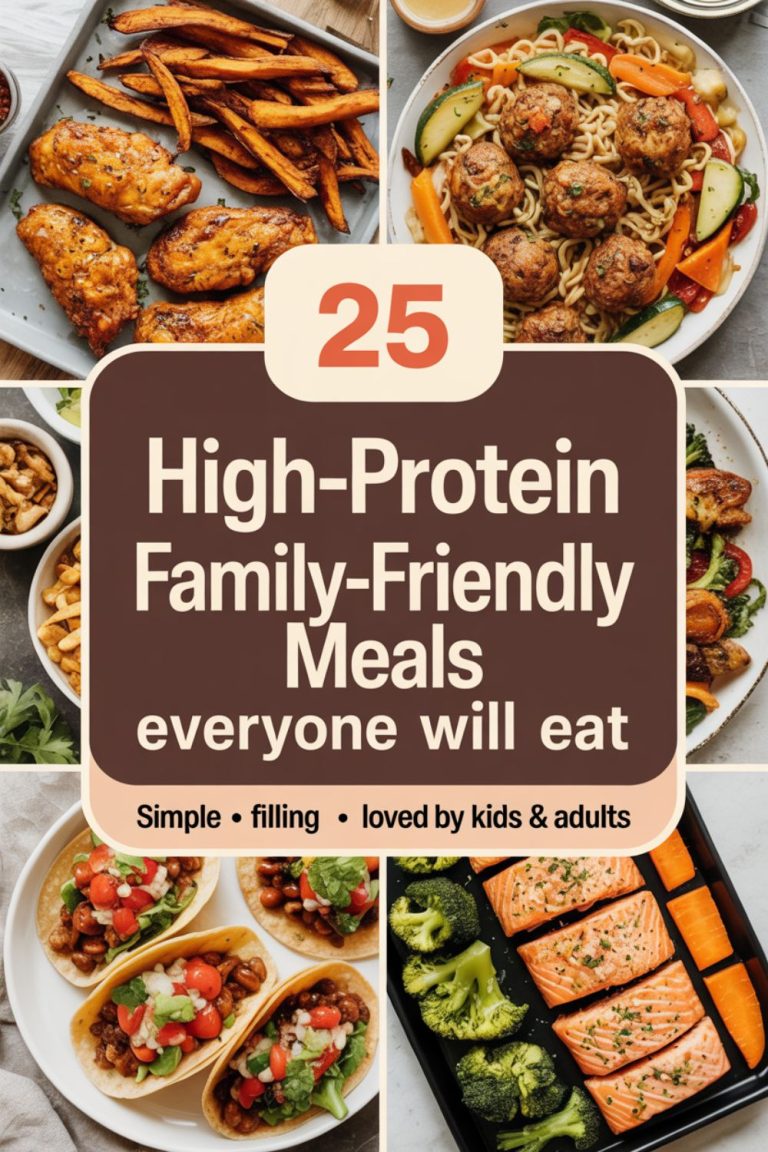 25 High-Protein Family-Friendly Meals Everyone Will Eat